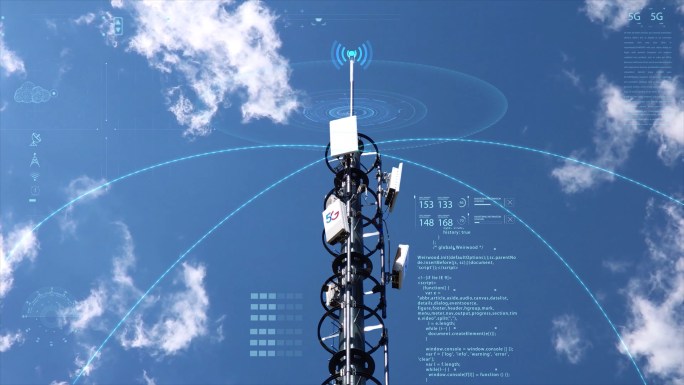 5G基站通讯塔信号传输