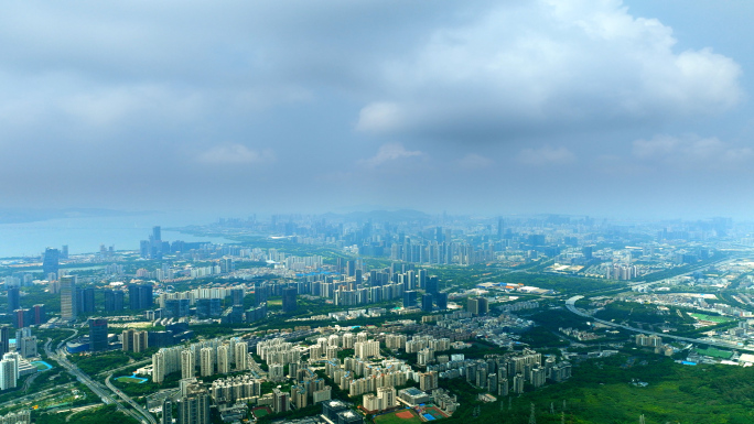 2023南山航拍素材 塘朗山全景