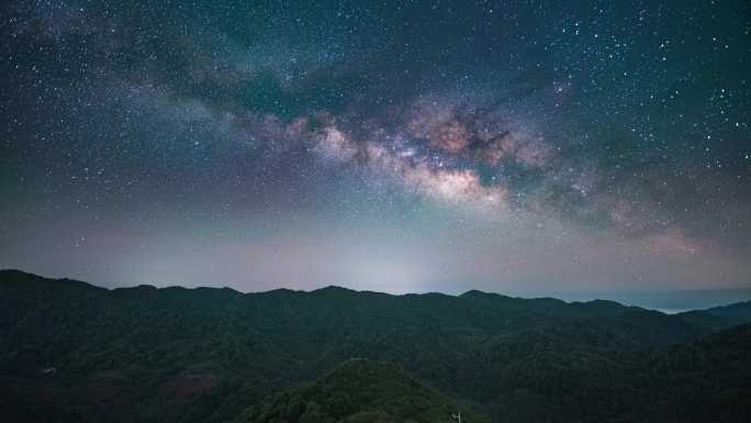 8K重庆贵阳狮子槽银河星空