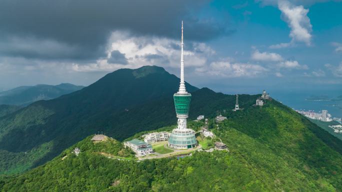 粤港澳大湾区深圳梧桐山云雾延时摄影