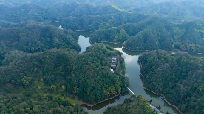 四川崇州烟霞湖4k