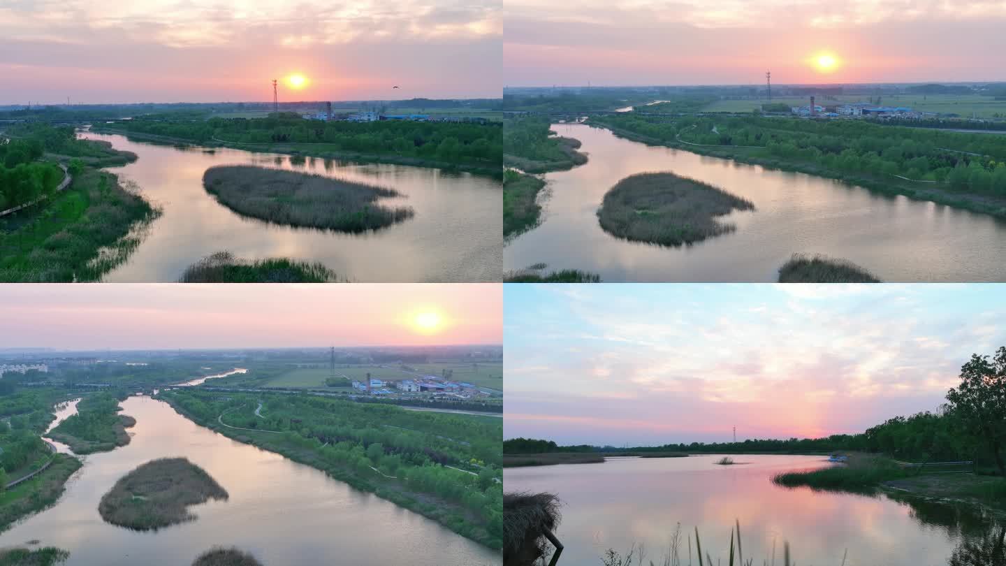 菏泽牡丹区七里河湿地公园