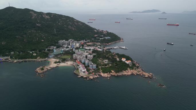 外伶仃岛核心区全景航拍