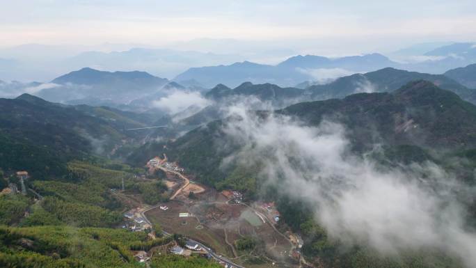 航拍安徽天柱山云海合集4