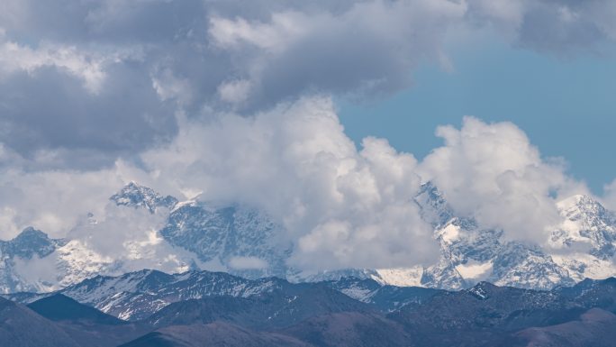 贡嘎雪山延时