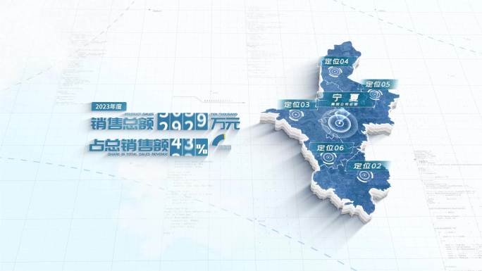 宁夏地图数据展示