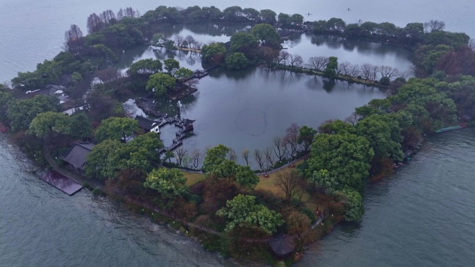 4K烟雨西湖小瀛洲