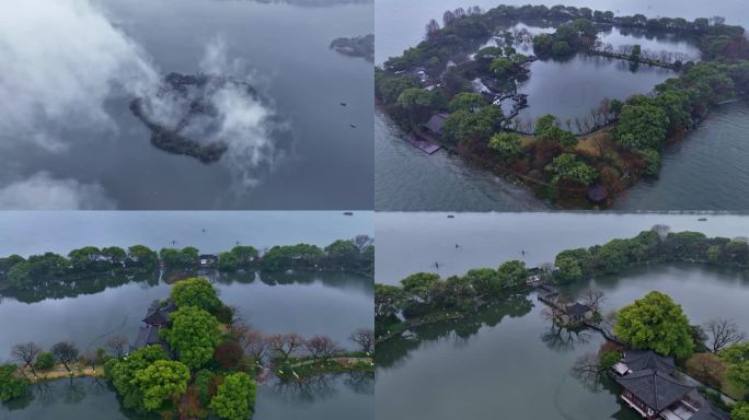 4K烟雨西湖小瀛洲