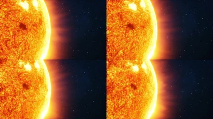 【4k】太阳星球宇宙背景
