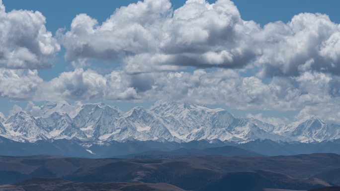 川西雪山延时