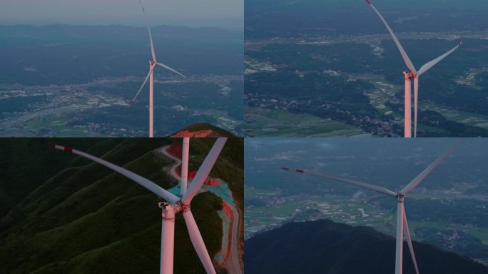 风车、风电、绿色清洁能源【4K】2