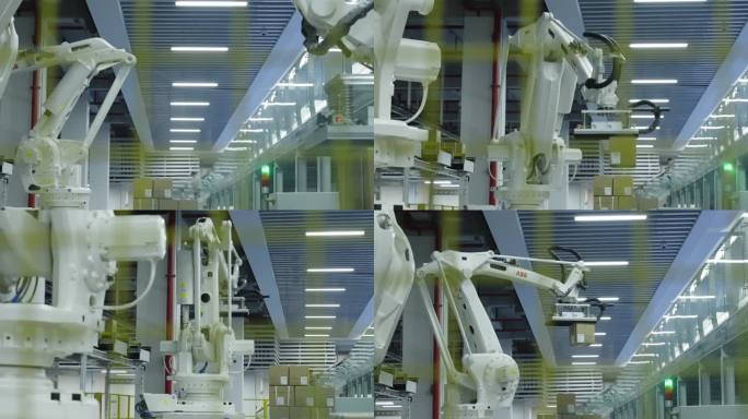 智能工厂工业 机械臂