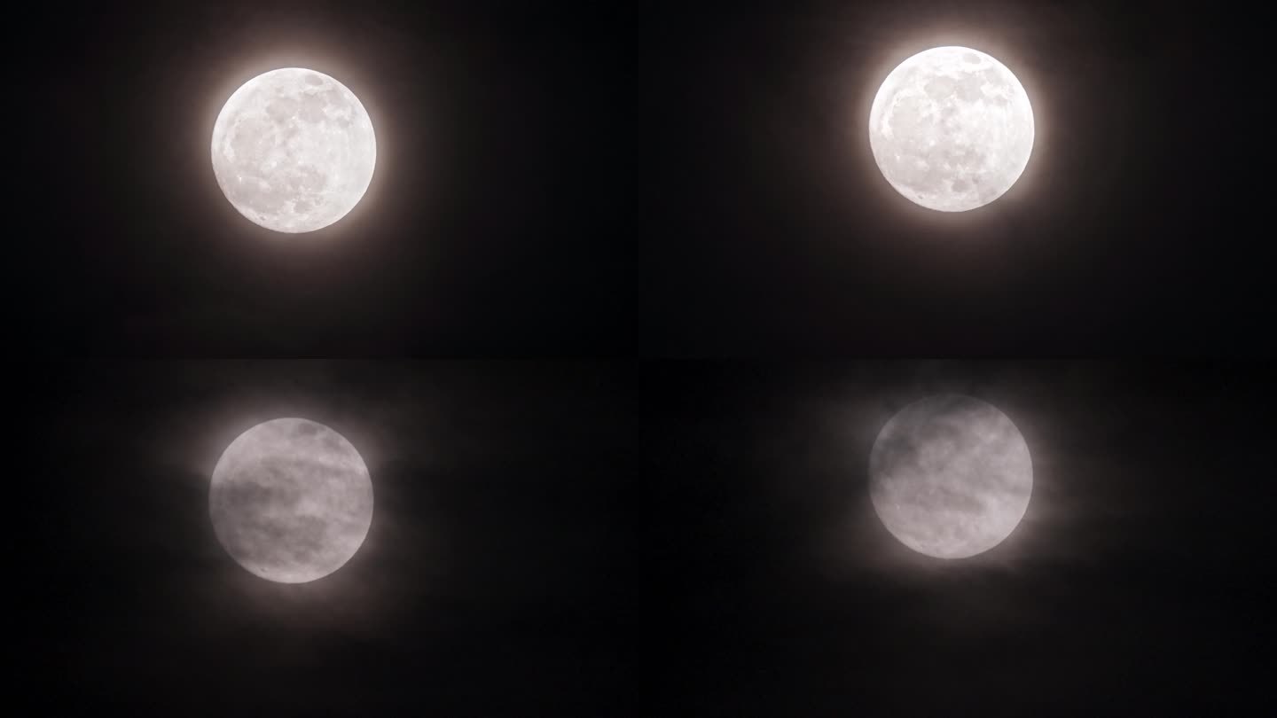 4k月亮  飞机穿越月亮