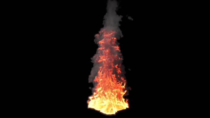 【通道】火堆 火柱 火池 火通道特效素材