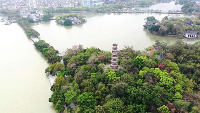 广东省惠州市城市航拍