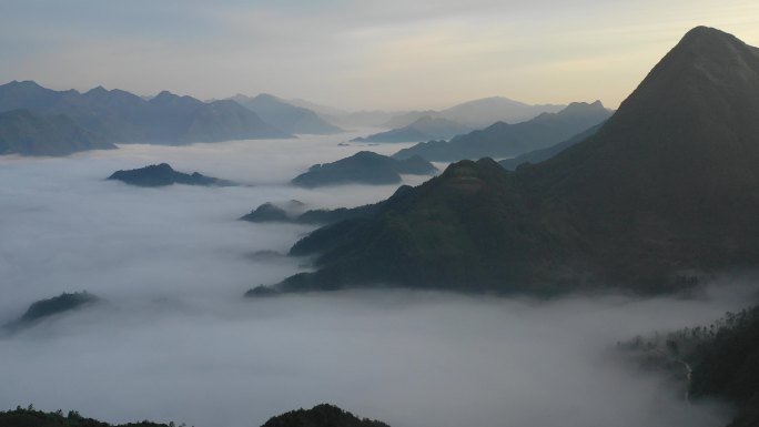 云海 秦岭 陕南云海