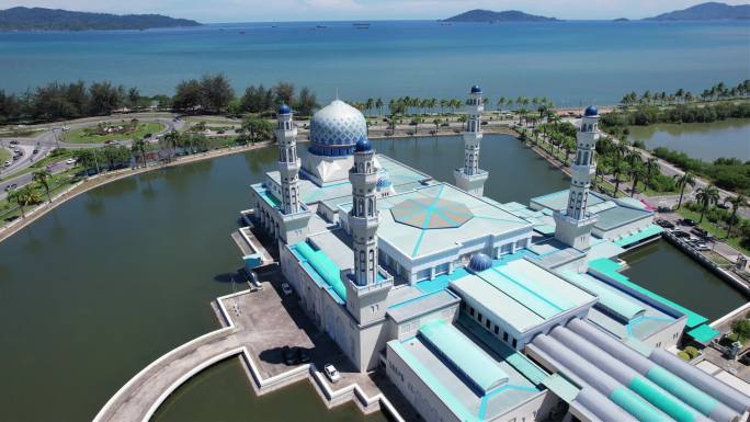 马来西亚亚比的水上清真寺