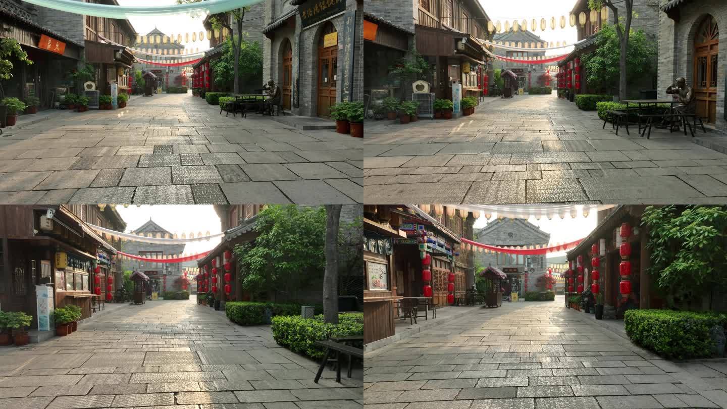 洛邑古城航拍街景