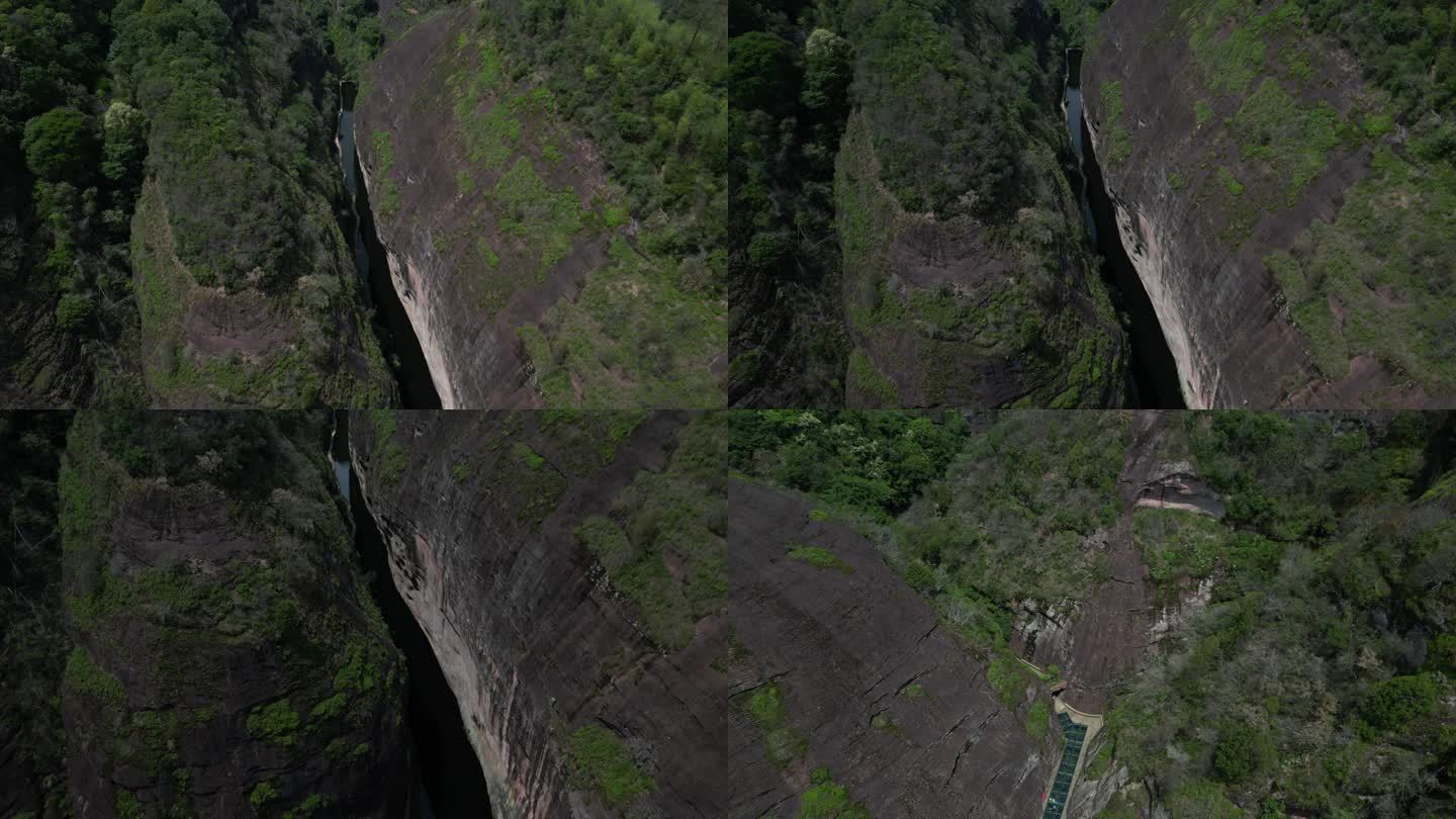 4K航拍福建泰宁九龙潭景区风景