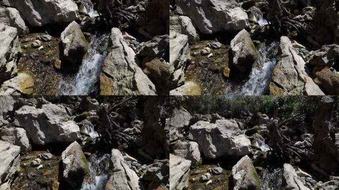 自然山间小溪淡水资源饮用水