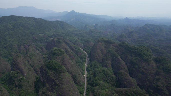 4K航拍福建泰宁九龙潭景区风景