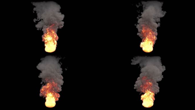 【通道】小火堆 小篝火 烈焰 火焰 特效