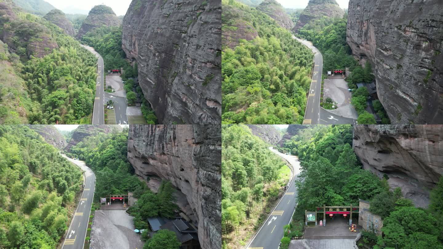 4K航拍福建泰宁九龙潭景区风景