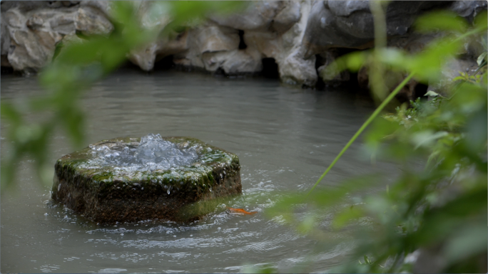 古井水池园林装饰喷泉