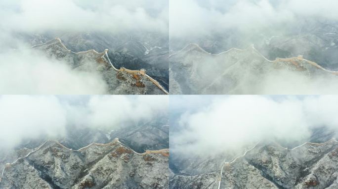 金山岭雪