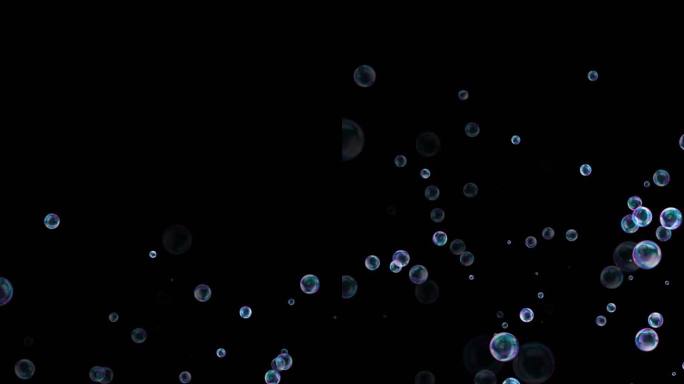 4k气泡透明通道素材（有Alpha通道）