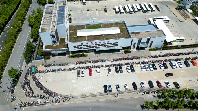 长兴岛汽车站 长兴岛客运站航拍4K