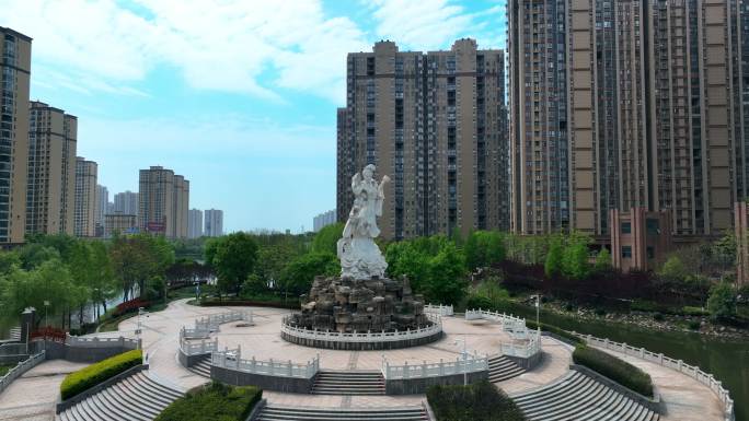 沔阳公园 神女雕像