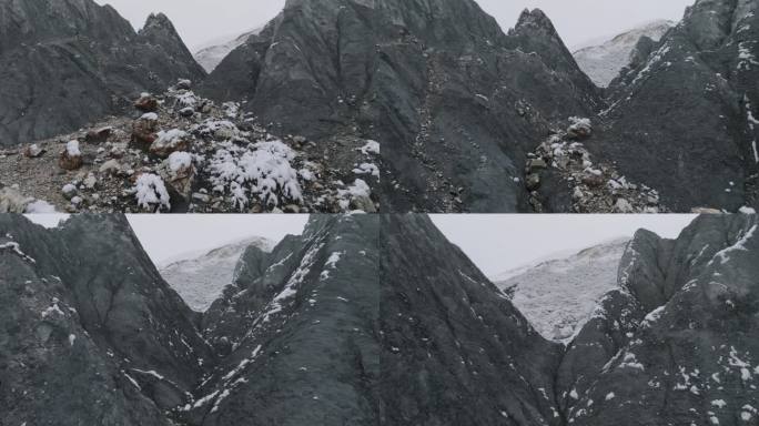 四川甘孜墨石公园 雪景