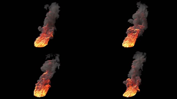 【通道】火势蔓延 着火 山火 火通道特效