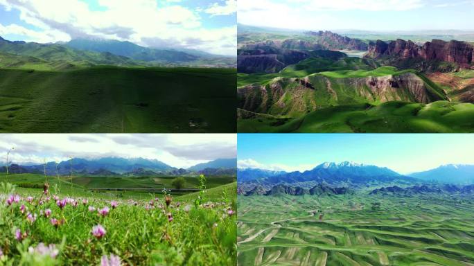 新疆省道s101 绿水青山