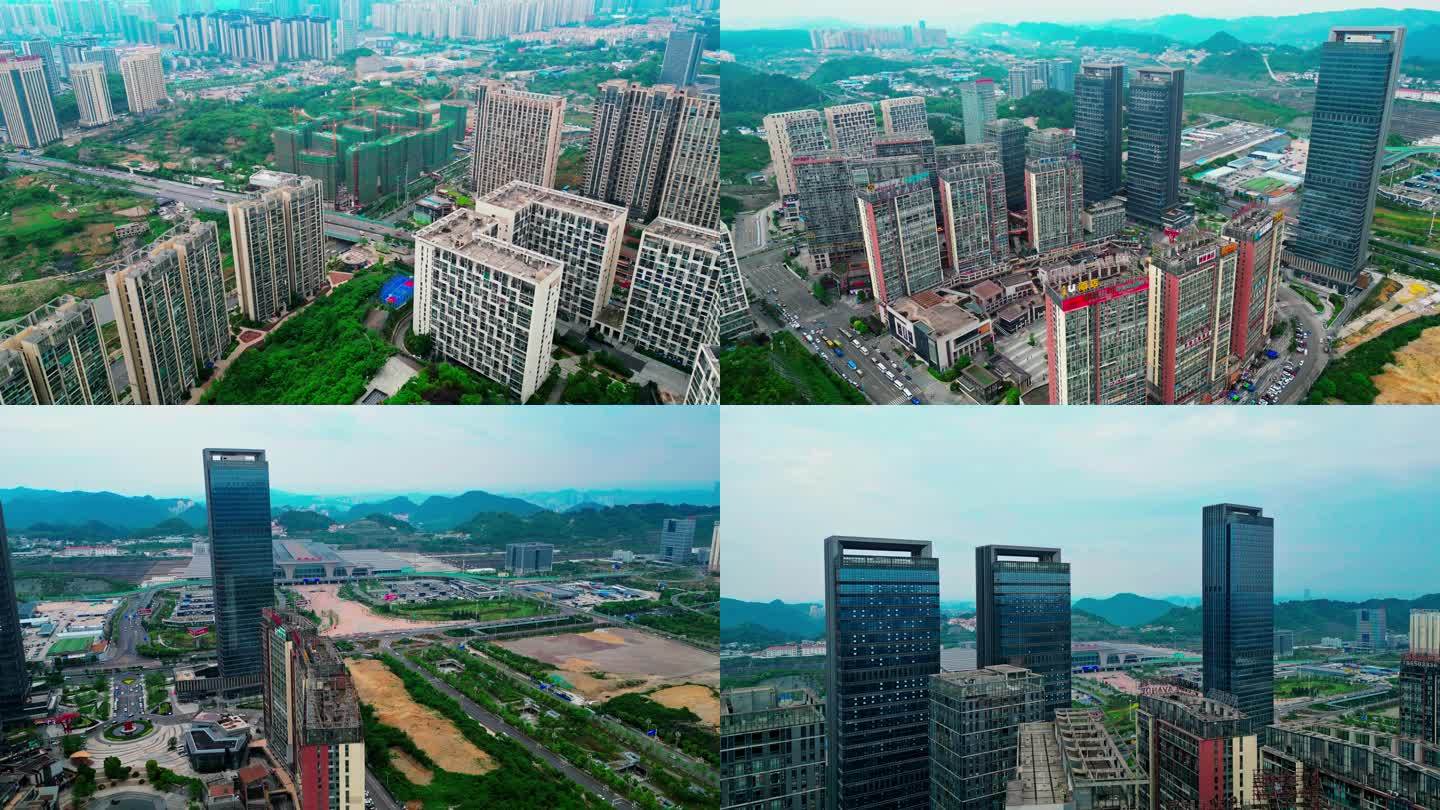 贵阳北站及周边交通城市商业综合体多镜