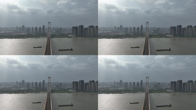 武汉杨泗港大桥全景