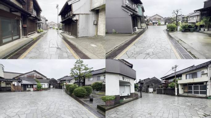 [4K杜比]雨中金屋町：空旷的日式风情