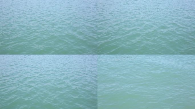 波光粼粼海面特写
