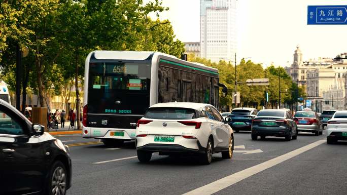 车流 汽车 交通 绿色出行 升格