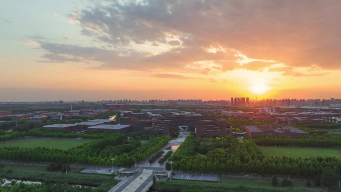 海河教育园 天津大学 津南校区 延时