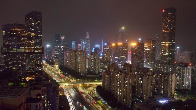 深圳南山科技园腾讯大厦夜景