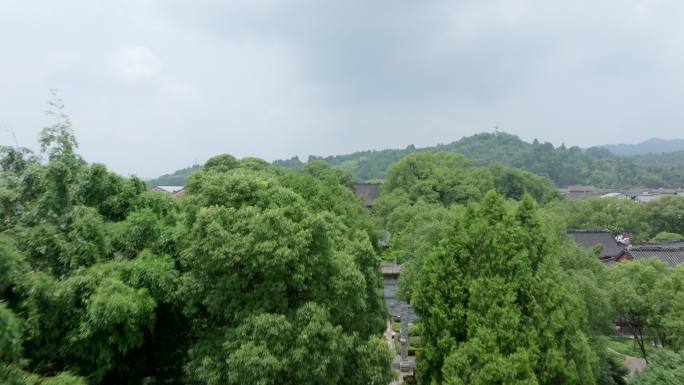 江西鹰潭龙虎山嗣汉天师府,航拍