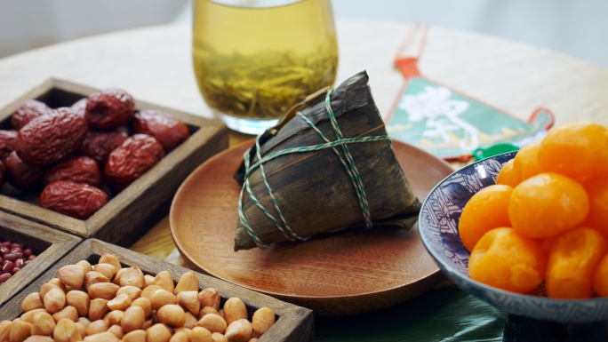 端午节包粽子民间传统习俗美食