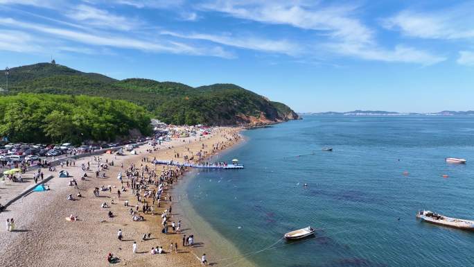 辽宁大连   海岸线 海湾 航拍