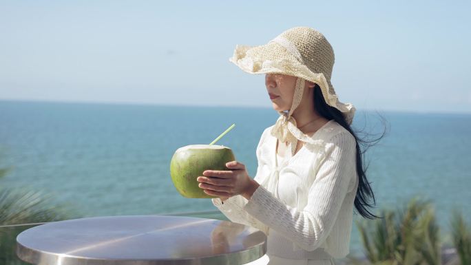 夏天海边 海风