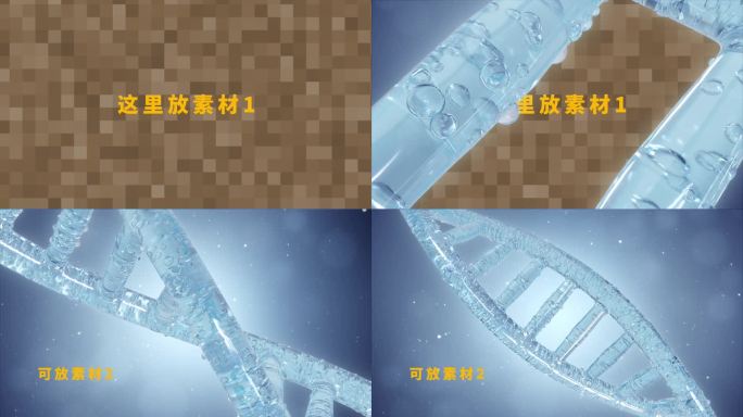 DNA序列生物分子穿梭转场 医学化妆品