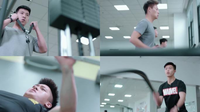 【4K】健身房体能训练