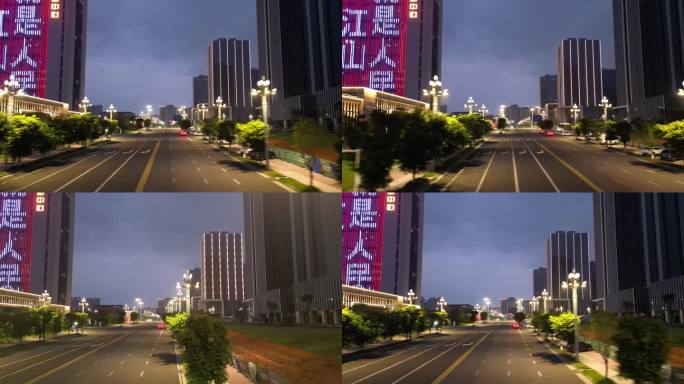 无人街道 无人马路 空旷街道 寂静夜晚