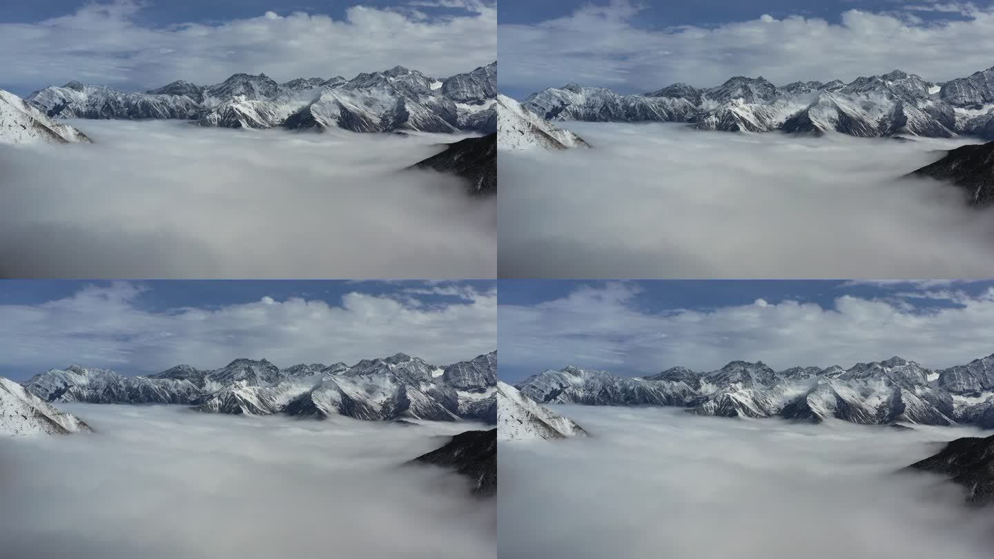 【4K】雪山航拍